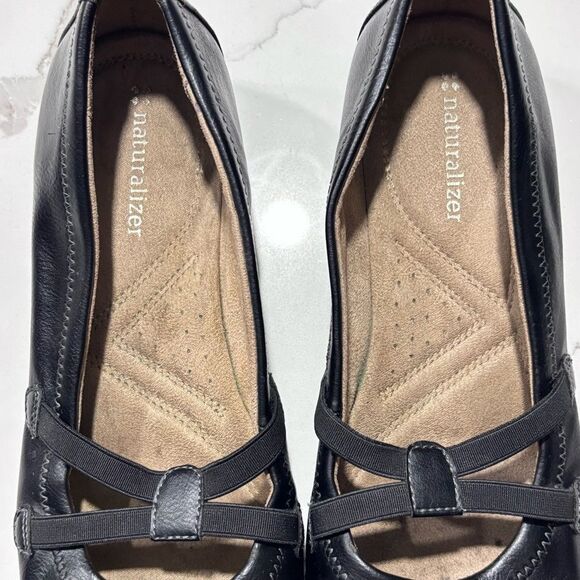 Naturalizer | GoGetter Women’s Mary Jane Black Straps Ballet Flats Shoes 8.5 M - Picture 5 of 11